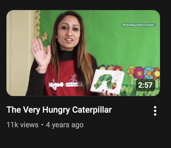The Very Hungry Caterpillar video